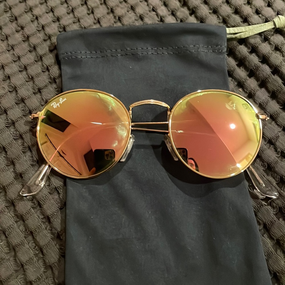 Ray-Ban round rose gold 50mm